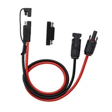  50cm 10AWG SAE to Male & Female Adapter 10AWG Cable with SAE Conector for RV 