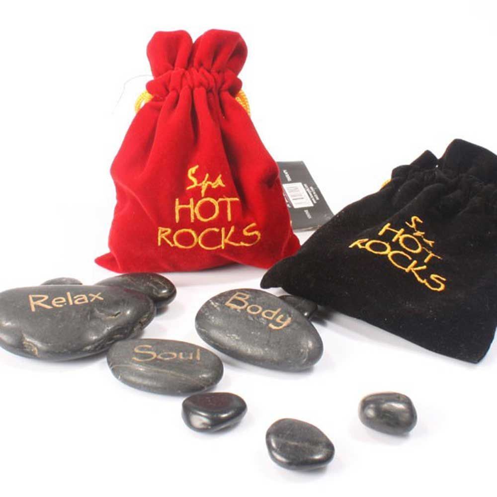 Spa Hot Rocks Muscle Heat Treatment Relaxation Massage Therapy