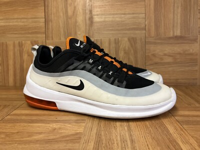 RARE🔥 Nike Air Max Axis Black White Magma Orange Sz 10 AA2146-017