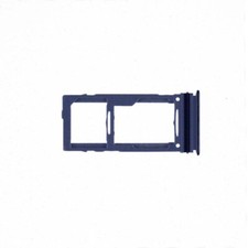 SIM microSD Card Tray Dual for Samsung Galaxy A72 Silver Replacement Repair Part