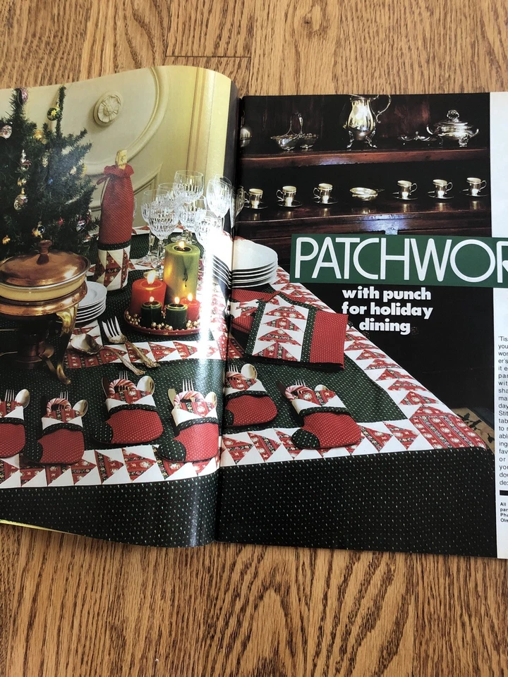 1985 Simplicity Country Christmas Magazine Crafts Needlework Patterns - Image 4 of 4