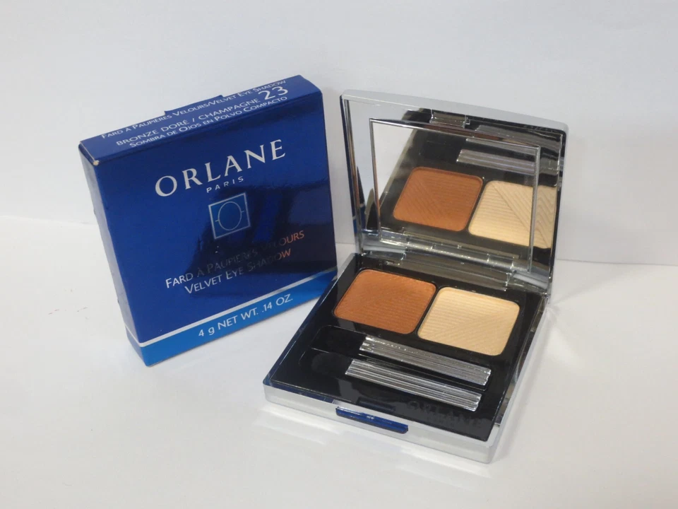 ORLANE VELVET EYE SHADOW #23 BRONZE DORE / CHAMPANHE 0,14 OZ NA CAIXA (LOTE DE 8) - Imagem 2 de 4