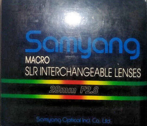 Samyang 28mm/f2.8 | Macro SLR Interchangeable Lens for Minolta (NEW!) - Picture 2 of 3