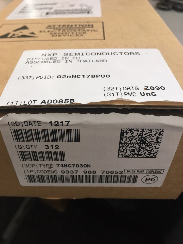 74HC7030N 9X64 FIFO D28 N.O.S. NXP Semiconductors - Image 2 of 2
