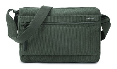 Hedgren Inner City Eye Shoulder Bag RFID Umhängetasche Corduroy Duck Green