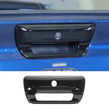 Black Rear Door Tailgate Handle Cover Trim Decoration for Dodge Ram 1500 2018+