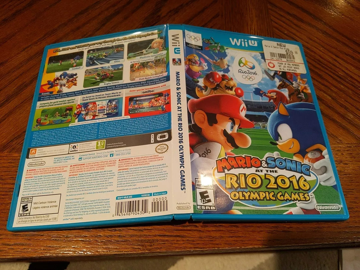 Mario & Sonic at the Rio 2016 Olympic Games (Wii U) - Meus Jogos