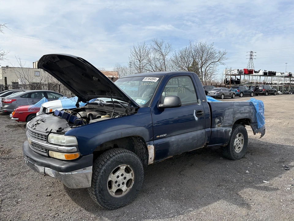 Conjunto de faros izquierdos usados se adapta a: Chevrolet Silverado 1500 2002 camioneta izquierda Gra Foto 2 de 4