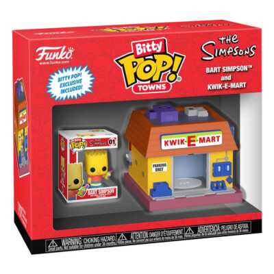 Simpsons Bitty POP! Town Vinyl Figur Kwik-E-Mart (2,5 cm)