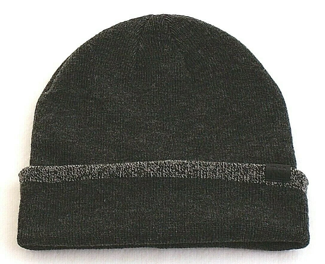 Kenneth Cole Reaction Gray Beanie Skull Cap Men's One Size NEW