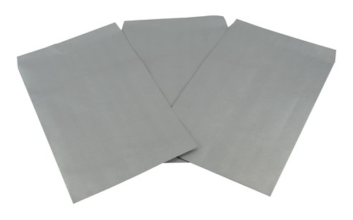 Large Silver Paper Gift Bags Envelope Party Goody Sweet Favor Bag (8.5x11 Inch) - Picture 2 of 7