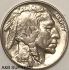 1935 INDIAN HEAD BUFFALO NICKEL FROM OBW ROLL CHOICE-GEM BU UNCIRCULATED