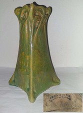 RARE VASE GRES FLAMME RAMBERVILLIERS ART DECO CHARLES CATTEAU KERAMIS