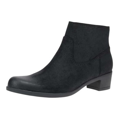 Dansko Carmella Ankle Booties Black Suede Arch Support Boot Sz 37, 38, 42 NEW