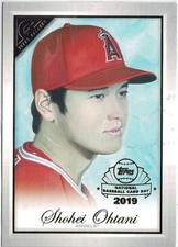 2019 Topps Gallery National Baseball Card Day Shohei Ohtani (Angels) No. GP-SO