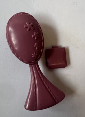 My Scene Barbie Kennedy Masquerade Madness maroon purple brush & makeup compact 