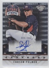 2015 Panini Stars and Stripes Longevity Signatures 66/299 Carson Fulmer Auto 0b0