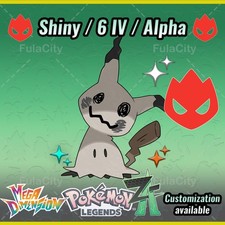 Mimikyu ❗❗❗ Alpha Shiny ❗❗❗ Pokemon Legends ZA  ⚫ 6 IV 🟢 @ Any item