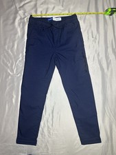 Old Navy Boys Pants Tech Taper Size Large Plus 10-12 Khaki read