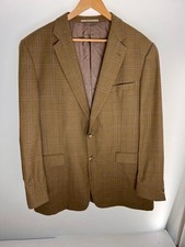 Burberry London Men's Wool Blend Tailored Jacket Made in USA FB ZIA