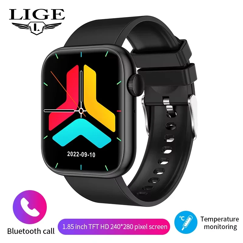 Smart Watch Wireless Charging Smartwatch Bluetooth Calls Men Women Smartwatches