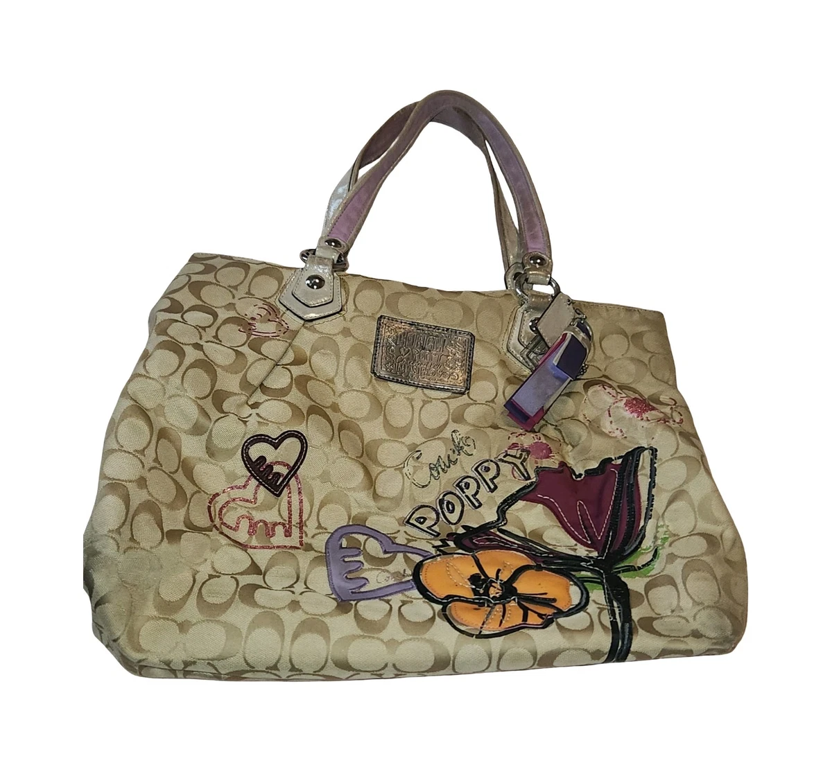 25+ Coach Poppy Shoulder Bag Beige Bags & Handbags for Women for
