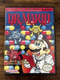 Dr. Mario (Nintendo NES, 1990) cartuccia e custodia in plastica, manuale non incluso