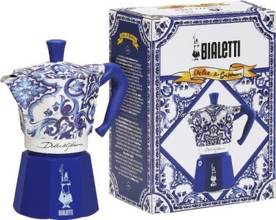 Italienische Kaffeemaschine Bialetti MOKA D&G BLU MEDIT. 6T Blau Aluminium 6 Tas