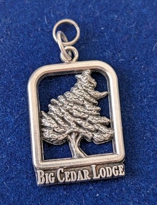 big cedar lodge 925 Stirling Silver charm