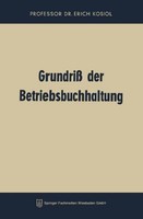 Grundriß Der Betriebsbuchhaltung Erich Kosiol