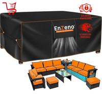GartenmöBel Abdeckung 420D Oxford-Gewebe Wasserdicht 300X300X90Cm FüR