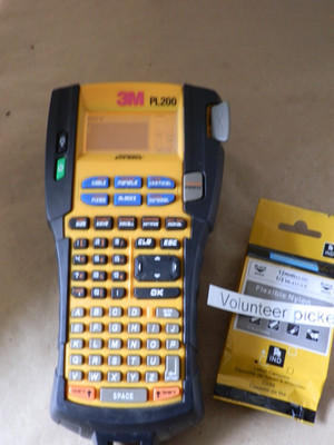 3M PL200 Industrial Label Printer Dymo Rhino 5200 With Bonus Tape Cassette