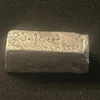 Sterling Silver Poured  Bar 25.43 OZ .925  Silver 721 Grams!