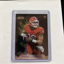 2021 Wild Card MATTE - Rookie Heat Trevor Lawrence #MRHR-1 Green Flames (RC). rookie card picture