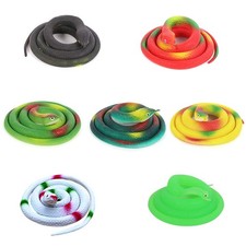 metagio 7 Pcs Rubber Snakes, Toy Snake Set for Kids, Realistic Rubber Snakes ...