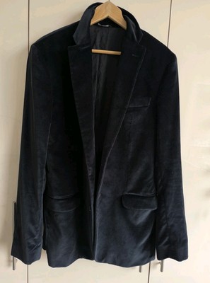 ジャケット DOLCE TUXEDO BLAZER Dolce & Gabbana - Velvet Black Peak Lapel Tuxedo Jacket