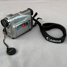 Canon ZR25MC MiniDV Camcorder Tested Working NTSC VCR Player Battery Case Japan