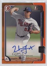 2015 Bowman Prospects Auto Orange /25 Zach Jones Zack Jones #PA-ZJ Auto r7d