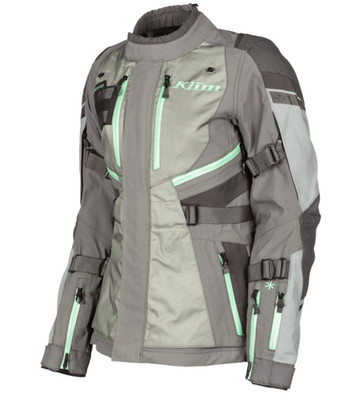 Klim Damen Artemis Jacke - MONUMENT GREY - WINTERMINT
