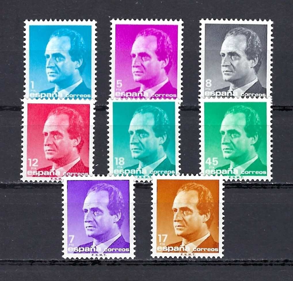España/España/España 1985: Juan Carlos I. **/MNH, Mi.-Nr. 2678-83+2688-89