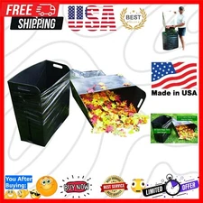 Lawn and Leaf Trash Bag Holder Holds 30-42 Gallon Bags Open For Easy Filling....