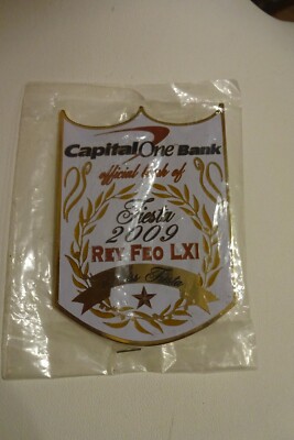 2009 Capital One Bank Rey Feo LXI Fiesta Pin
