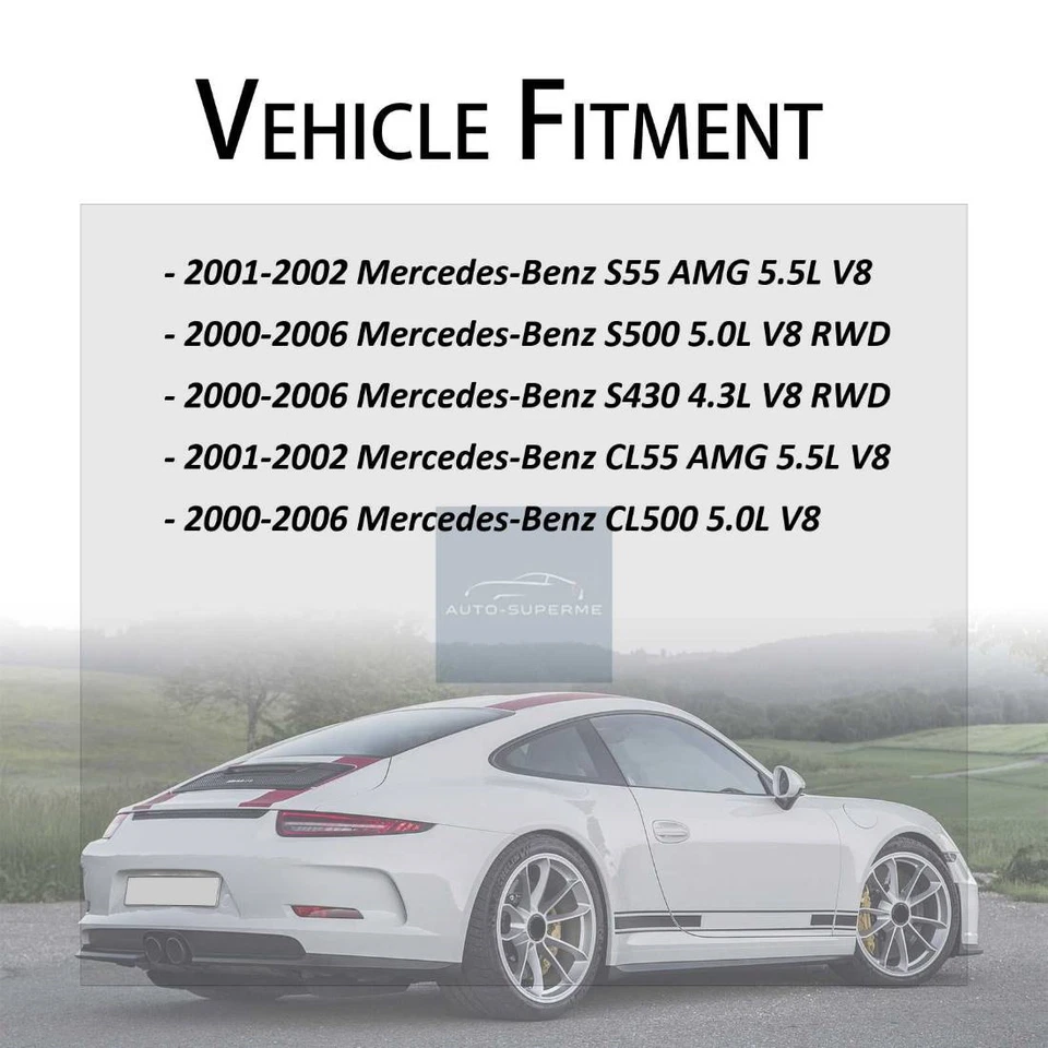 Mangueira de líquido de arrefecimento do radiador inferior para Mercedes-Benz S430 4.3L RWD 2000-2006 - Imagem 2 de 3