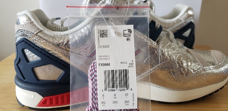 ADIDAS ORIGINAL ZX 9000 CONCEPTS FX9966 SIZE 8.5 BOSTON