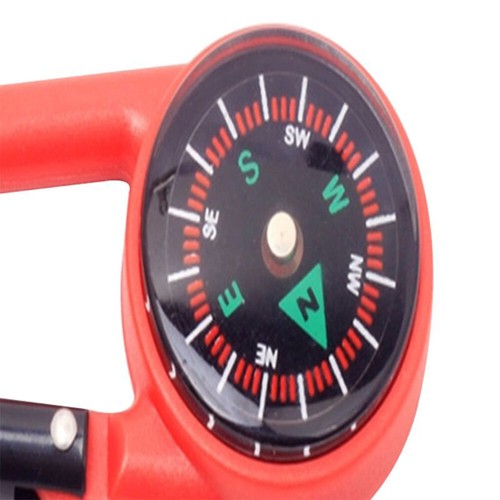 4PCS Compass Thermometer Carabiner Outdoor Hiking Tactical Survival Key Ring - Picture 7 of 15