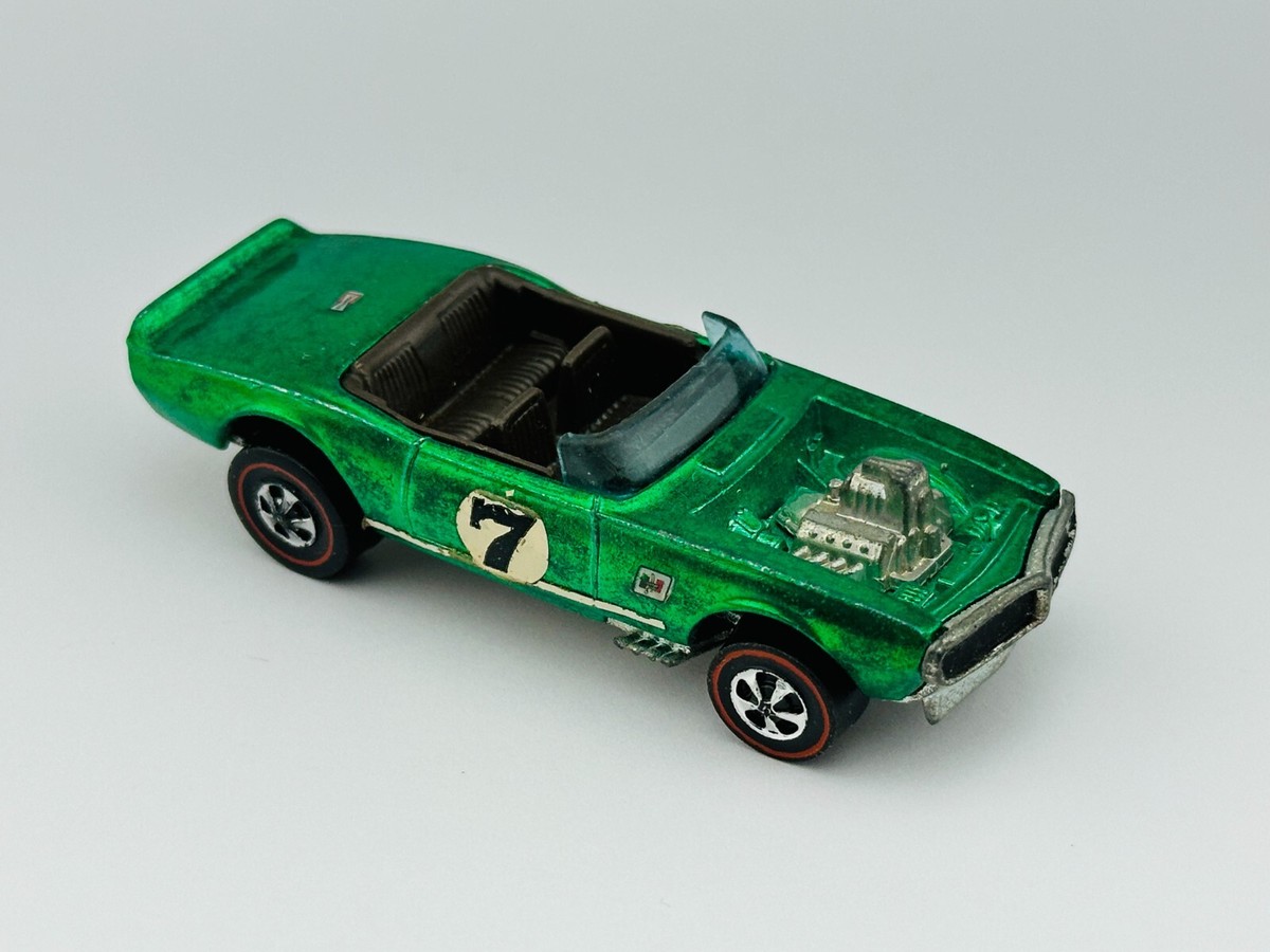 Hot Wheels Redline LIGHT MY FIREBIRD Green HK Dark Interior Very