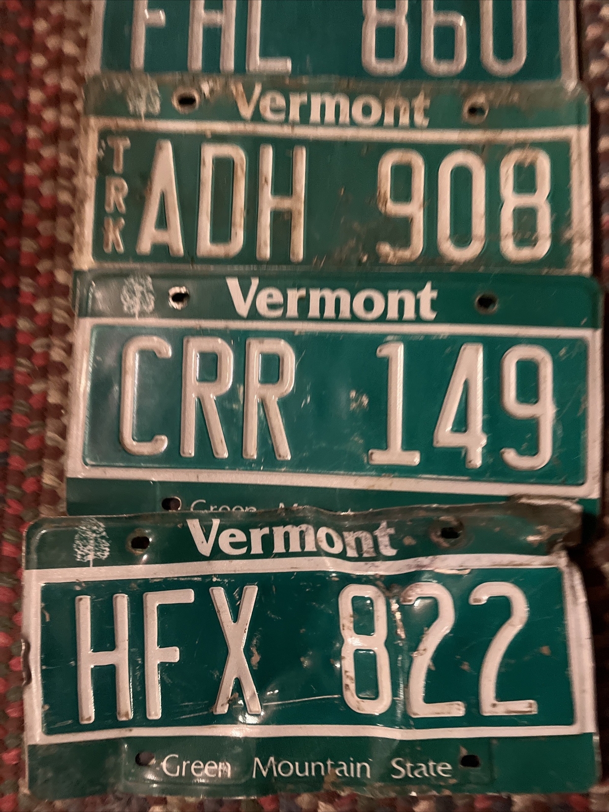 (6) Random VT License Plates eBay