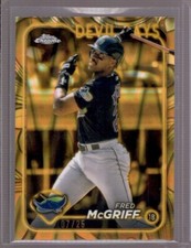 FRED McGRIFF 2024 Topps Gilded Collection #112 Gold RayWave Refractor #07/25