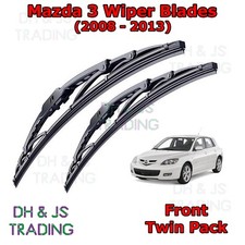 (08-13) Mazda 3 Spazzole Tergicristallo Anteriori 24" 19" Tipo Gancio
