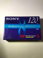 Sony 8mm Standard 120 min P6-120MPL Video Cassette Tape NEW SEALED